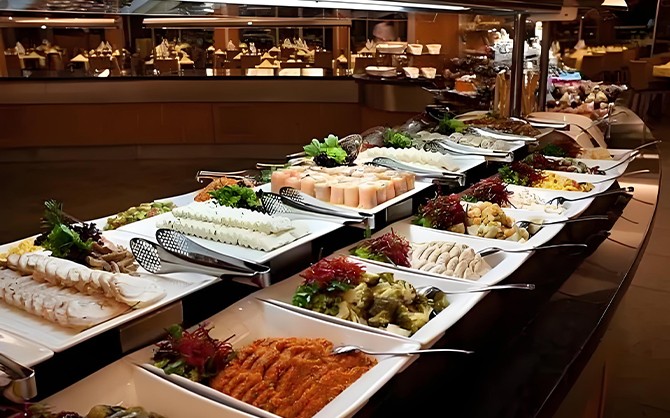 泉州企業(yè)食堂承包商服務(wù)內(nèi)部管理食堂現(xiàn)場菜品展示圖片